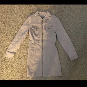 Urban Outfitters BDG Tan Denim Zip Dress